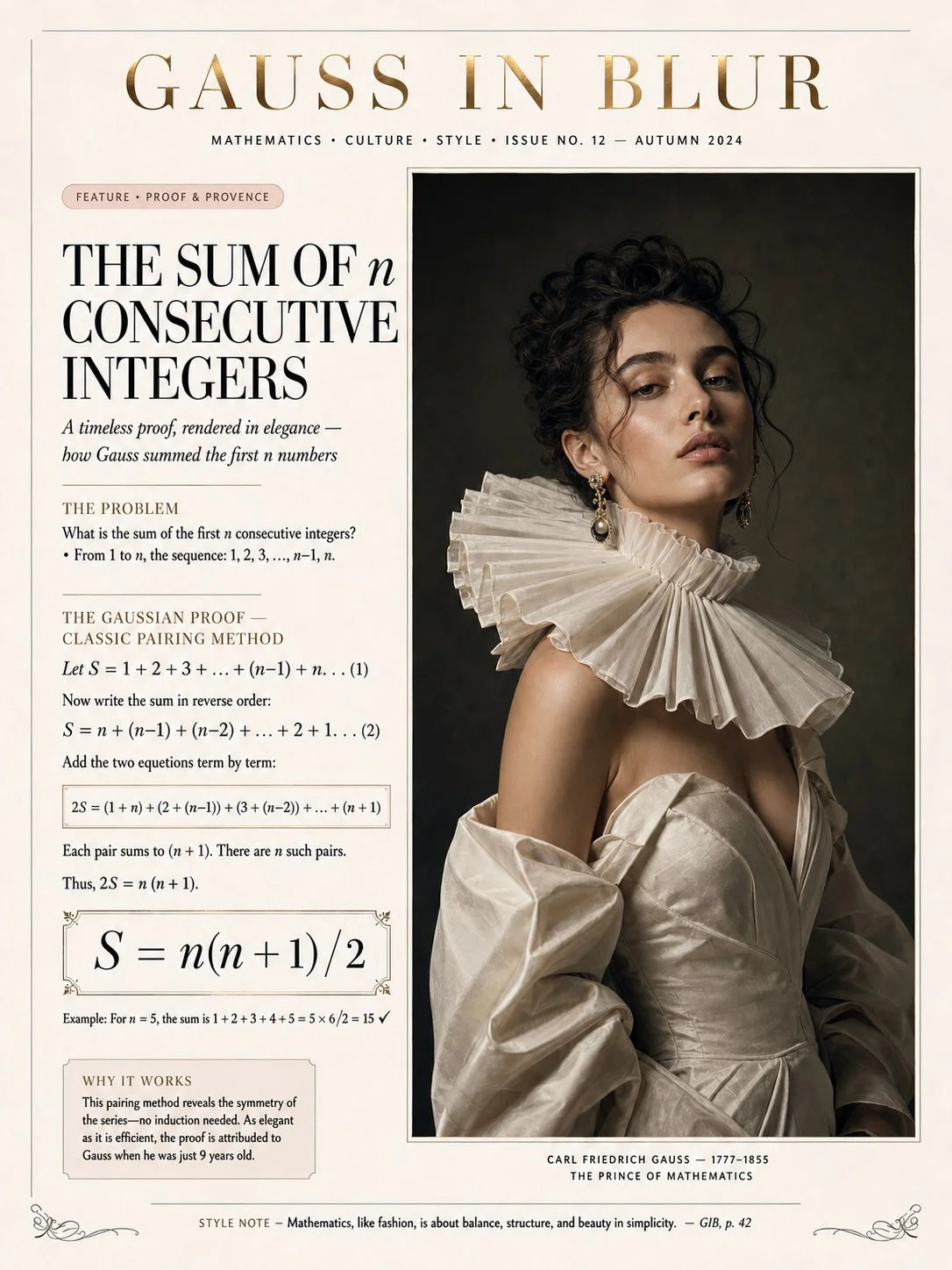Reportaje de moda vanguardista con IA de Muse Image en una revista